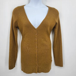 Modern Citizens Ribbed Shari Wool Blend Button Sweater Size XL Extra Large